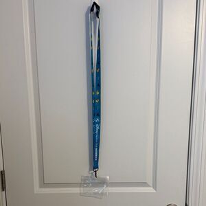 Disney Vacation Club Blue Lanyard with Card Holder